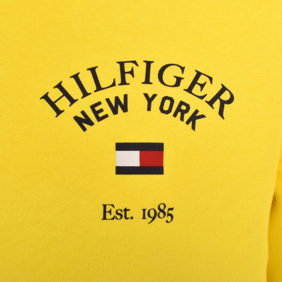 Hilfiger yellow hoodie clearance