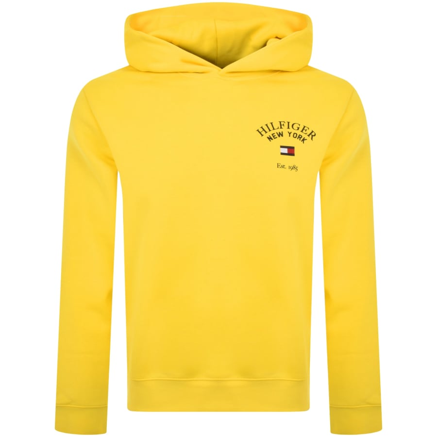 Tommy hilfiger orange hoodie hotsell