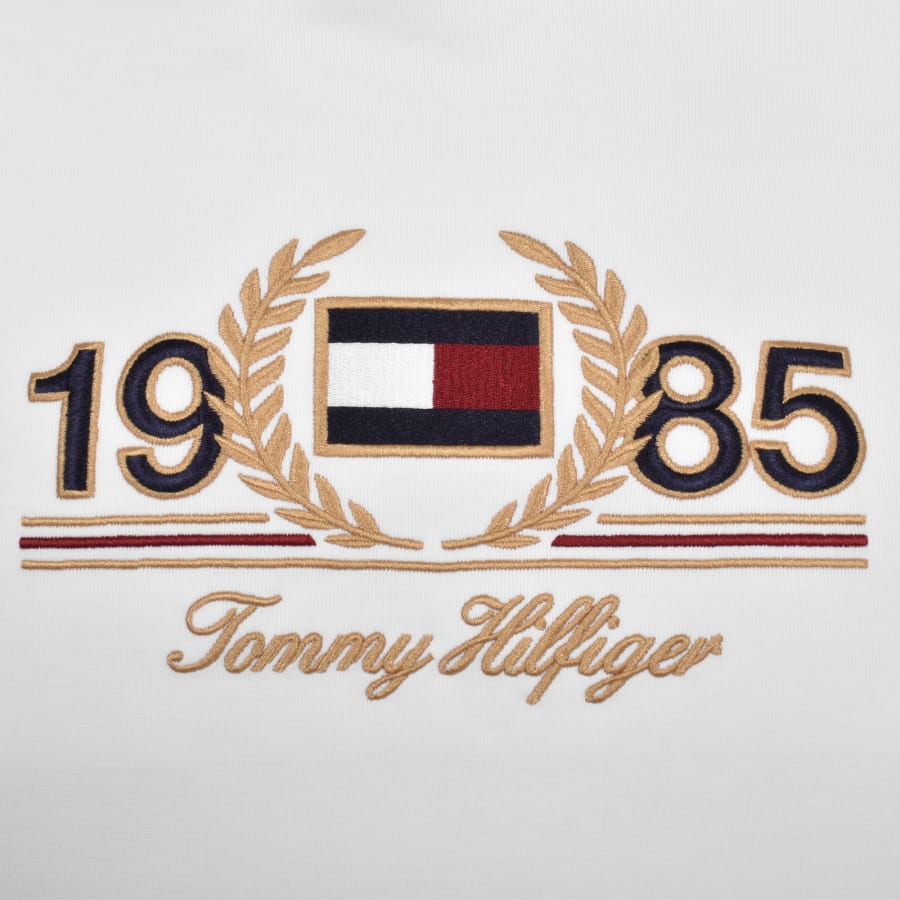 Image number 3 for Tommy Hilfiger Icon Laurel Hoodie White
