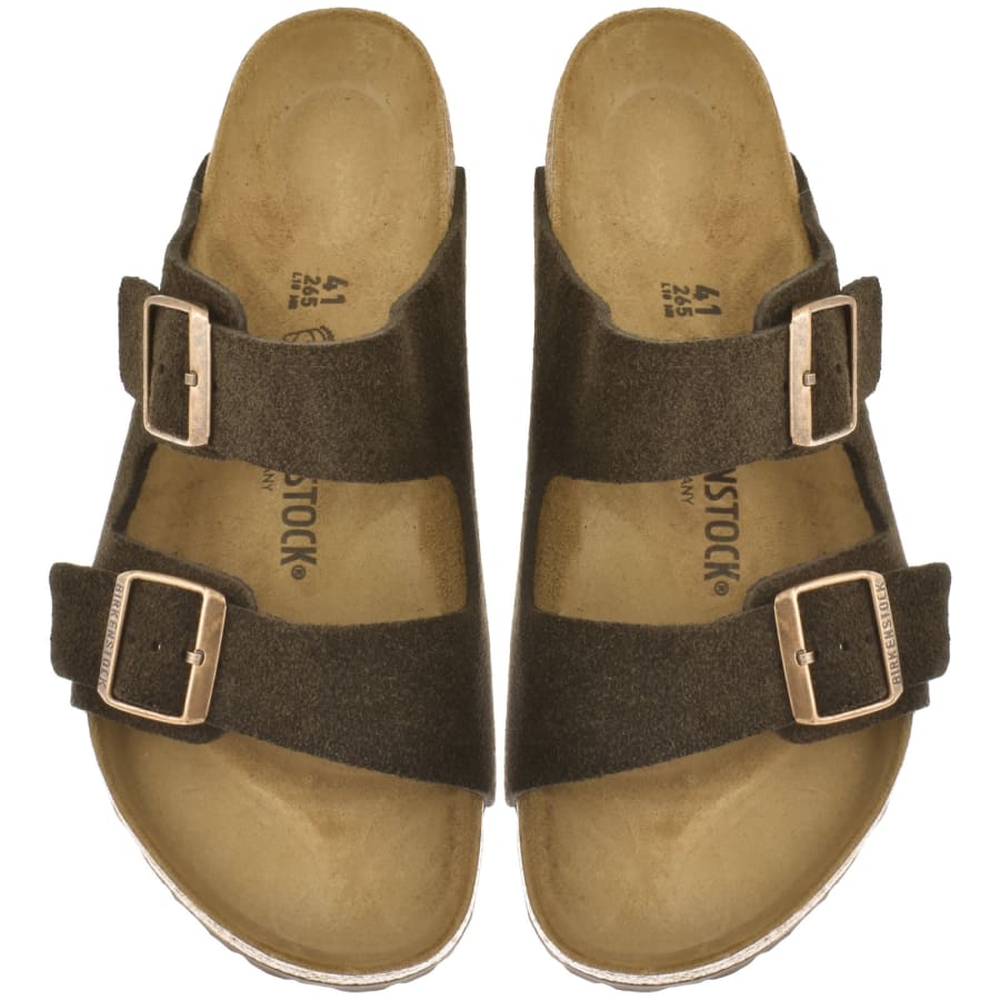 Sandals Birkenstock Arizona Suede Leather