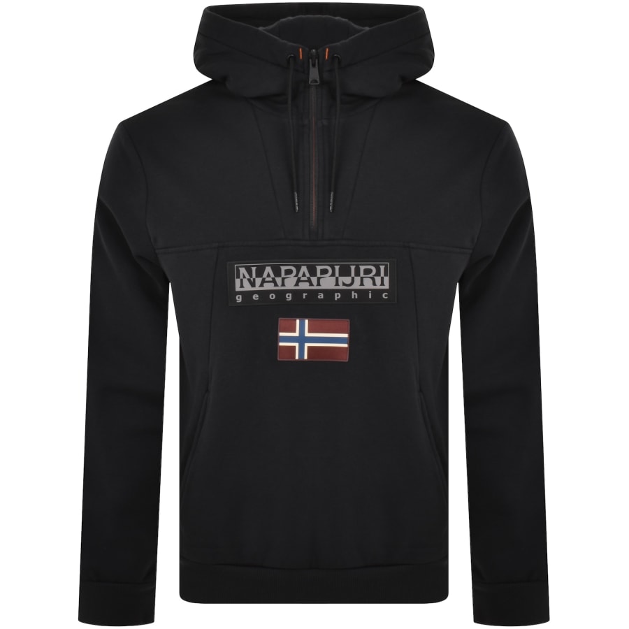 Napapijri Burgee Hoodie Black 2XL Man NP0A4I5E0411 XXL