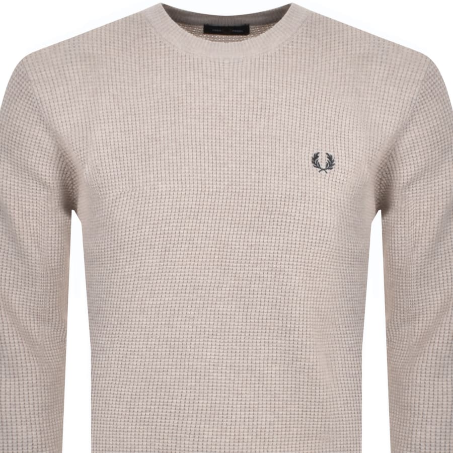 Fred perry merino knitted jumper shop