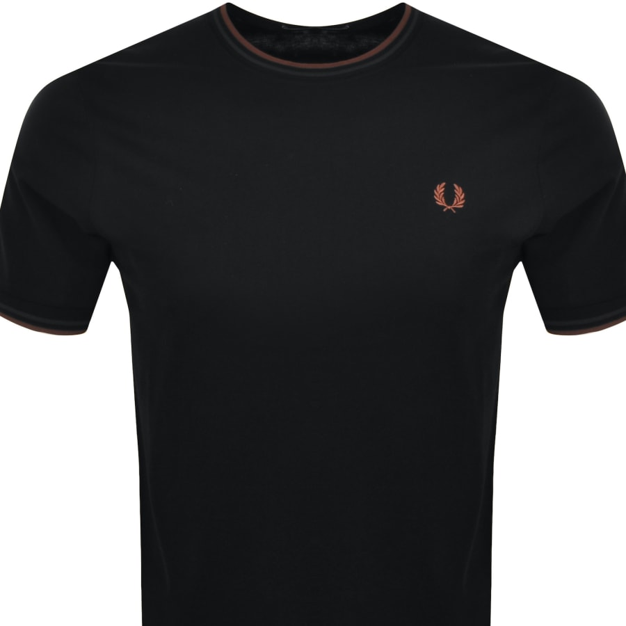 Image number 2 for Fred Perry Twin Tipped T Shirt Black