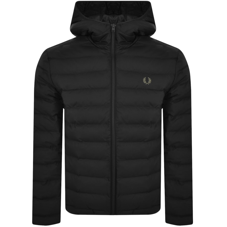 Jacket FRED PERRY Hooded Insulated Jacket Black M
