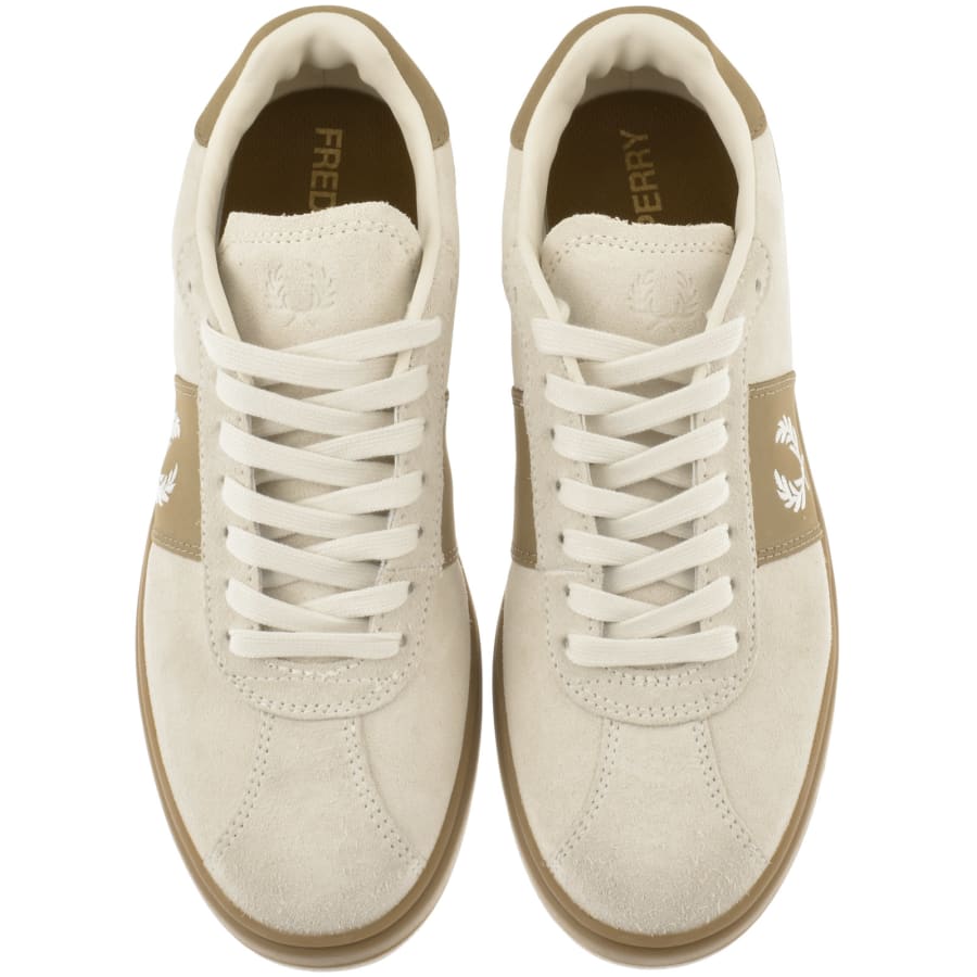 Cream suede trainers hotsell