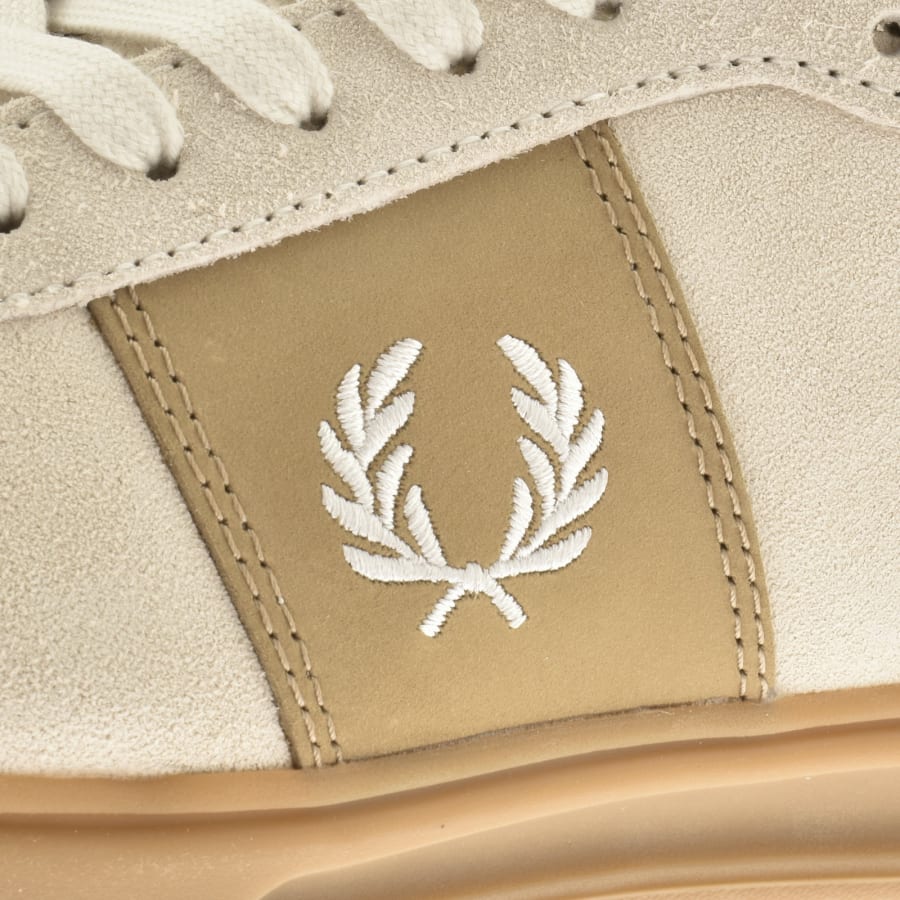 Fred Perry B4 Suede Trainers CreamFred Perry B4 Suede Trainers Cream Male 6 40