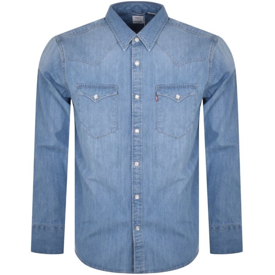 Barstow western denim shirt hot sale