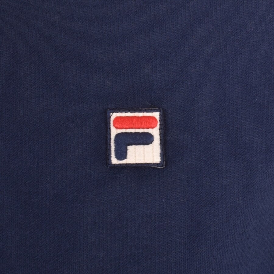 Image number 3 for Fila Vintage Ramy Quarter Zip Sweatshirt Navy