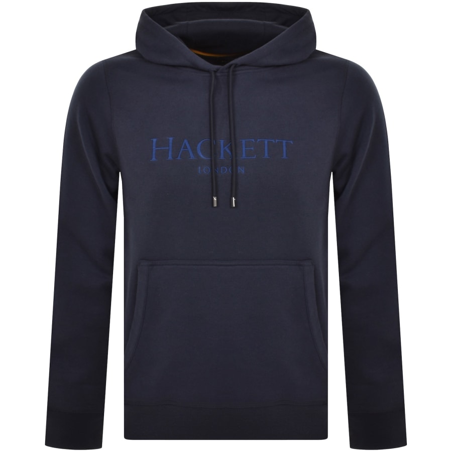Image number 1 for Hackett London Heritage Hoodie Navy