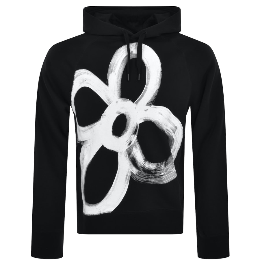 Be happy black and white hoodie online