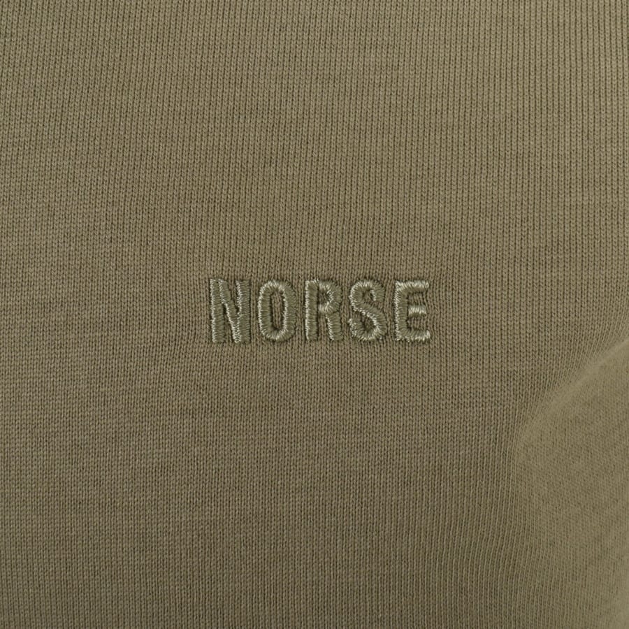 Image number 3 for Norse Projects Johannes Organic Logo T Shirt Green