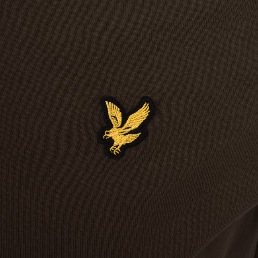 Image number 3 for Lyle And Scott Crew Neck T Shirt Brown