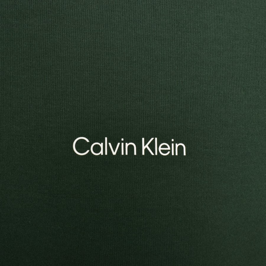 Image number 3 for Calvin Klein Micro Logo Repreve Sweatshirt Green