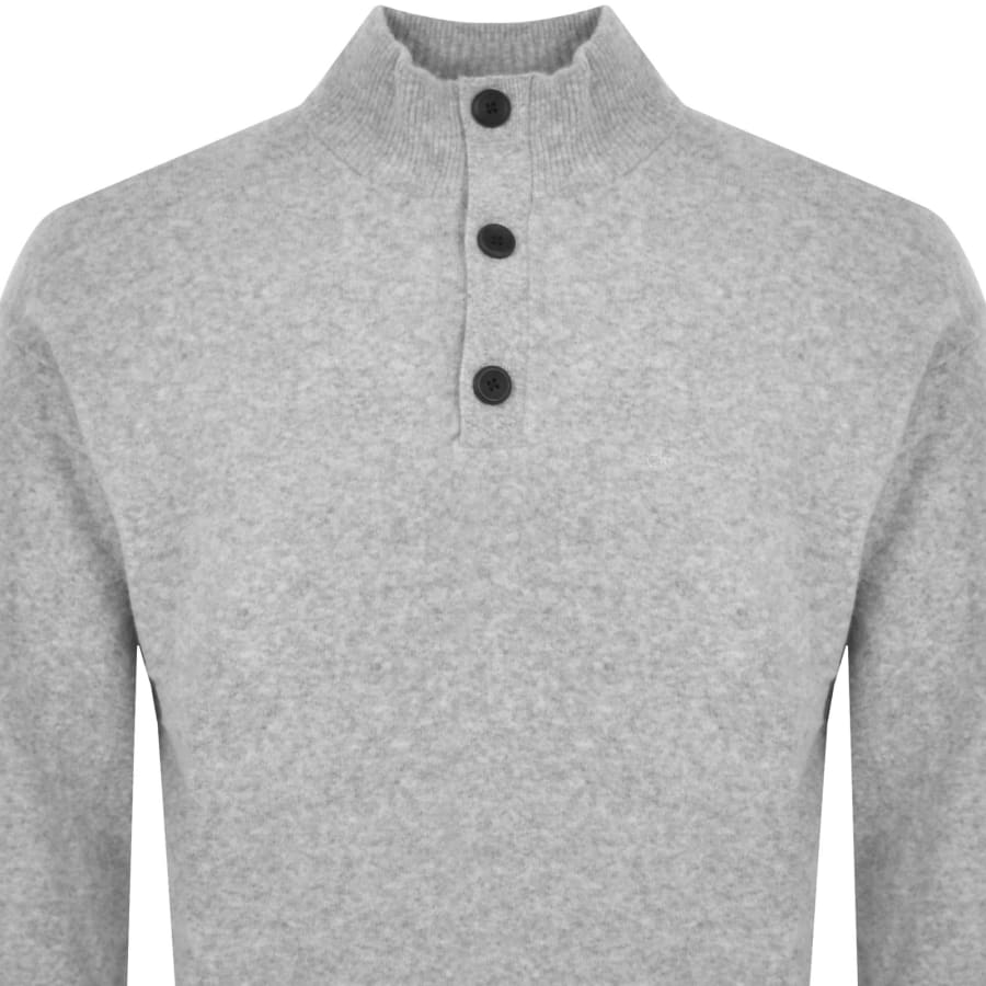 Image number 2 for Calvin Klein Tech Stretch Wool Jumper Grey