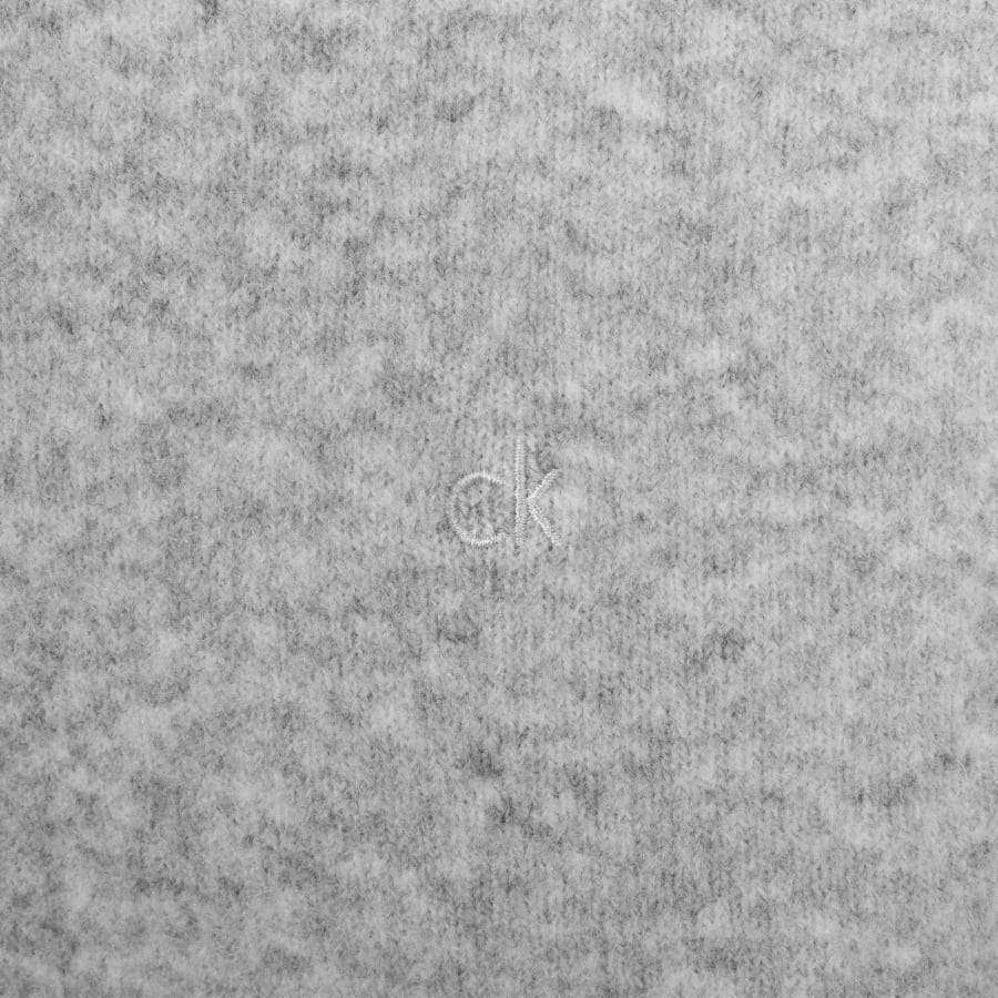 Image number 3 for Calvin Klein Tech Stretch Wool Jumper Grey
