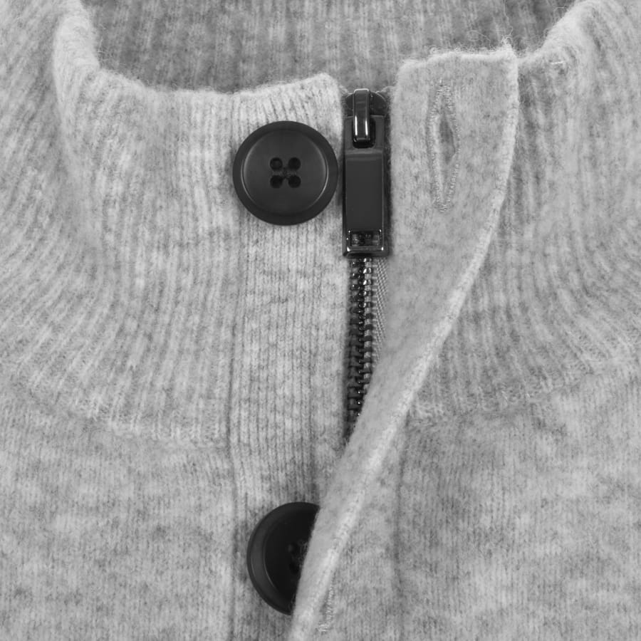Image number 4 for Calvin Klein Tech Stretch Wool Jumper Grey