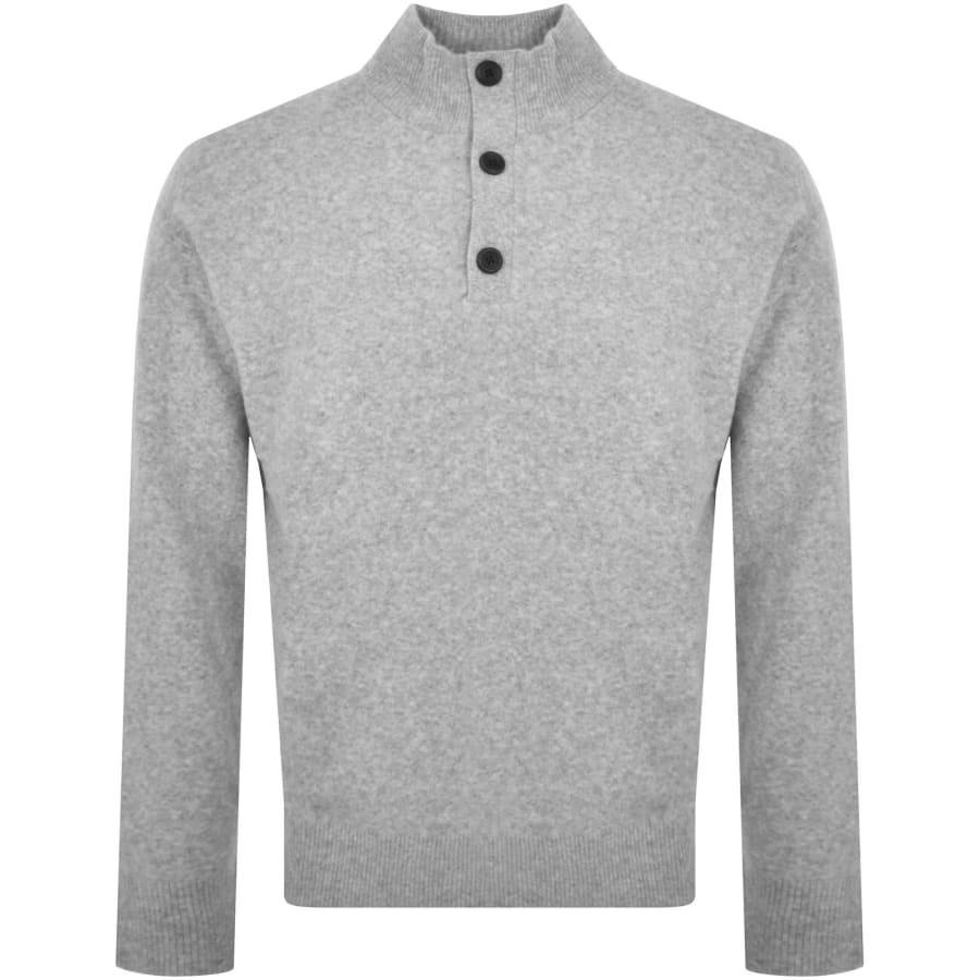 Calvin Klein Tech Stretch Wool Jumper Grey