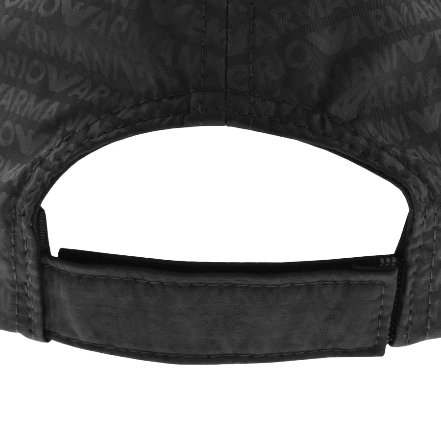 Emporio Armani Baseball Logo Cap Black male One Size