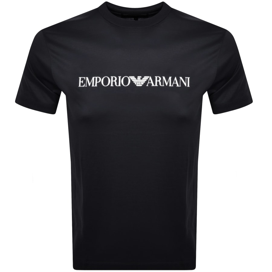 Armani t shirt navy outlet