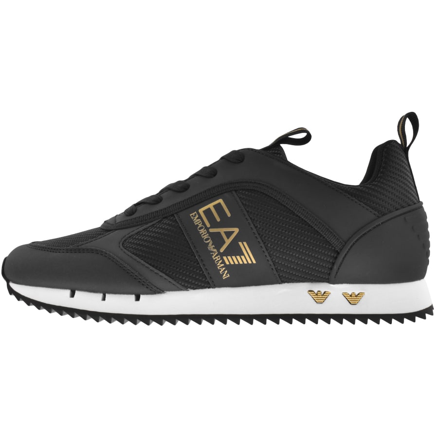Black and gold designer trainers new arrivals