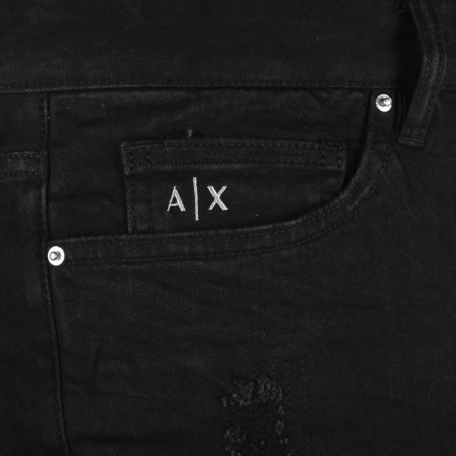 Armani Exchange J14 Skinny Fit Jeans Black male 36W 30L