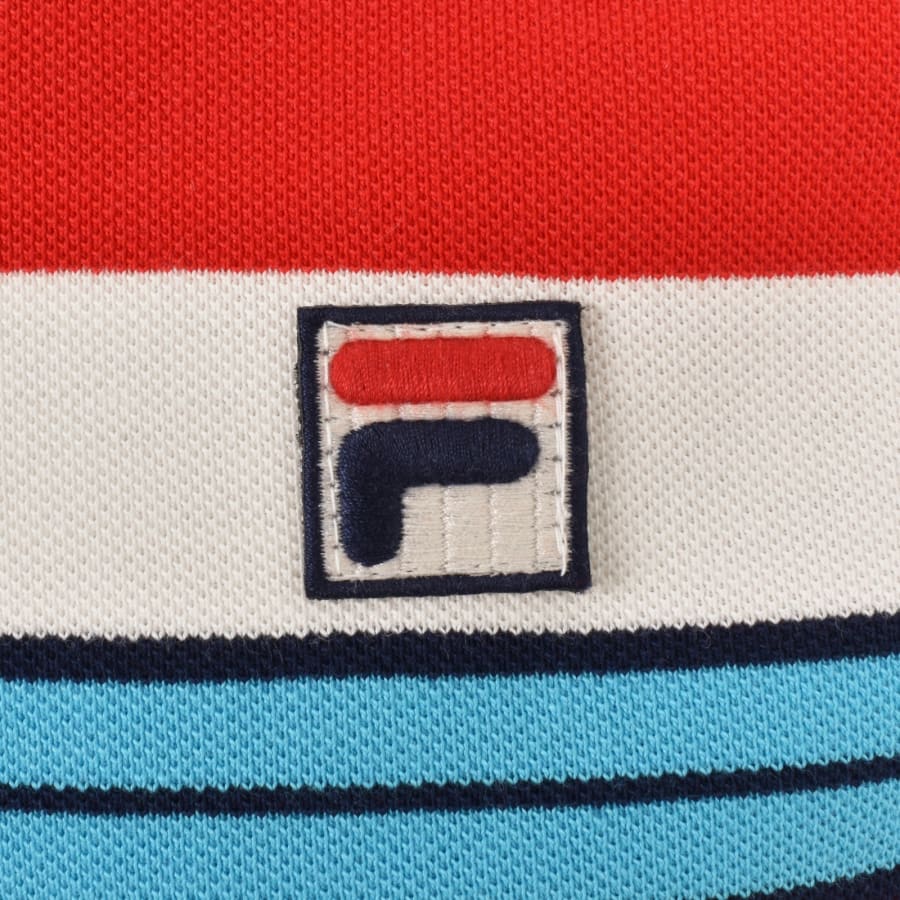 Fila Vintage Stripe T Shirt Navy male XXXX Large
