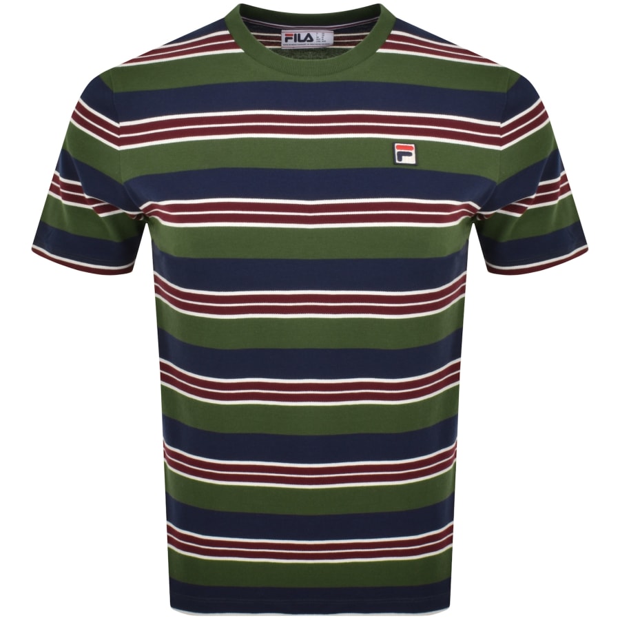 Green fila t shirt sale