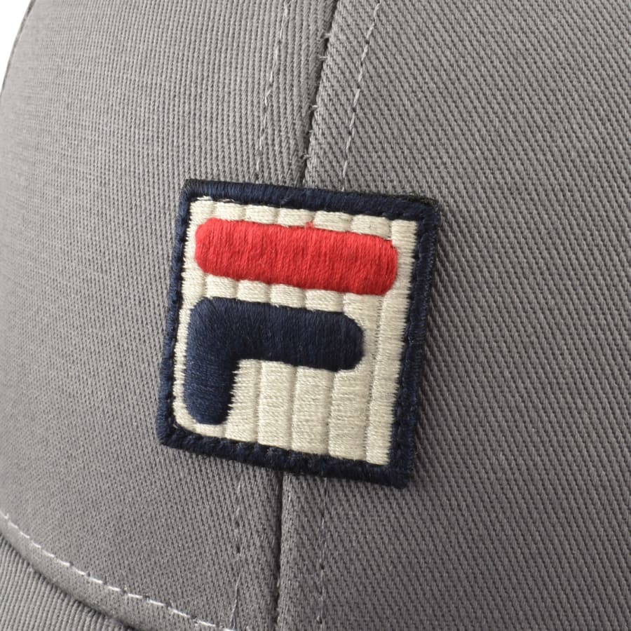 Fila Vintage Harris Baseball Cap Grey Mainline Menswear Denmark