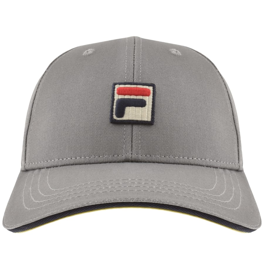 Fila Vintage Harris Baseball Cap Grey Mainline Menswear Denmark