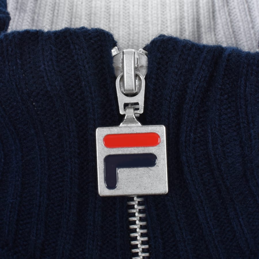 Fila Vintage Harrison Knit Jumper Navy Mainline Menswear Canada