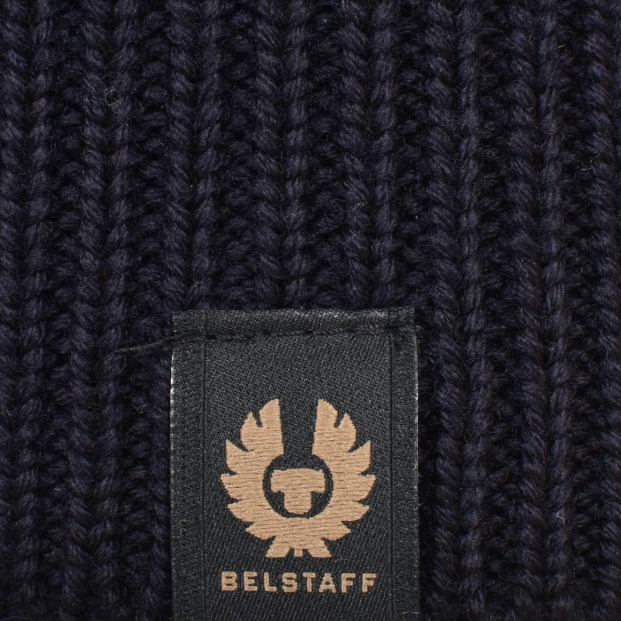 Belstaff Sternway Crewneck Knit Jumper Navy Mainline Menswear
