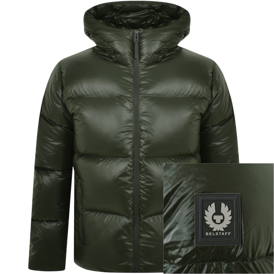 Belstaff hooded down jacket top