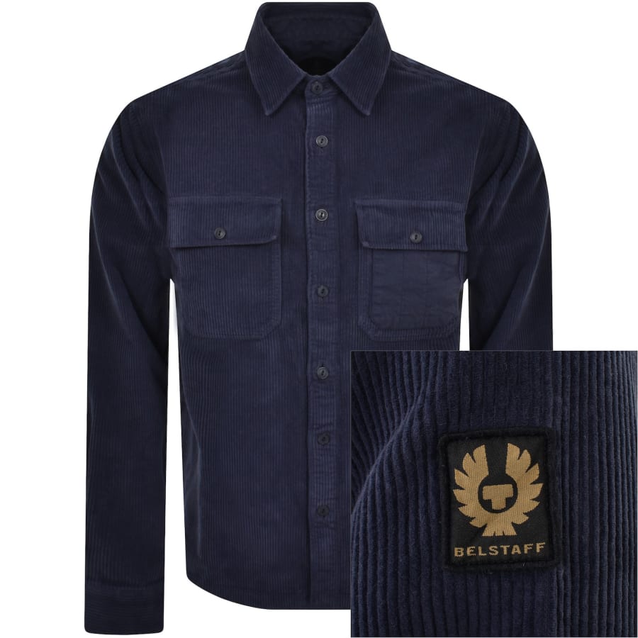 Belstaff Fallgate Shirt Dark Ink Size SIZE L