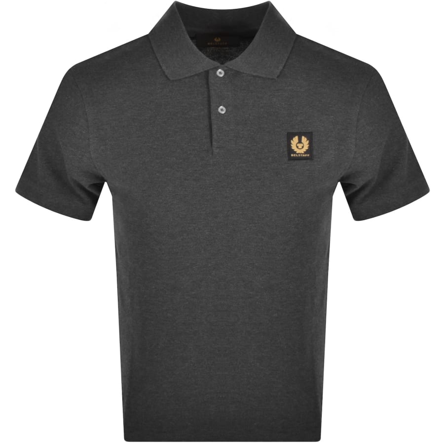 Belstaff Short Sleeve Polo T Shirt GreyBelstaff Short Sleeve Polo T Shirt Grey Male Small