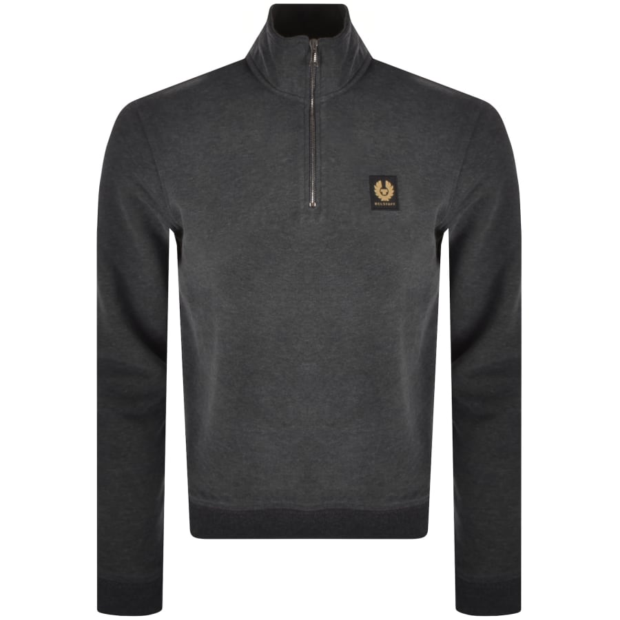 Belstaff patch quarter zip sweatshirt 2025