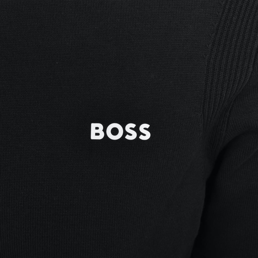 Hugo boss jumper black clearance