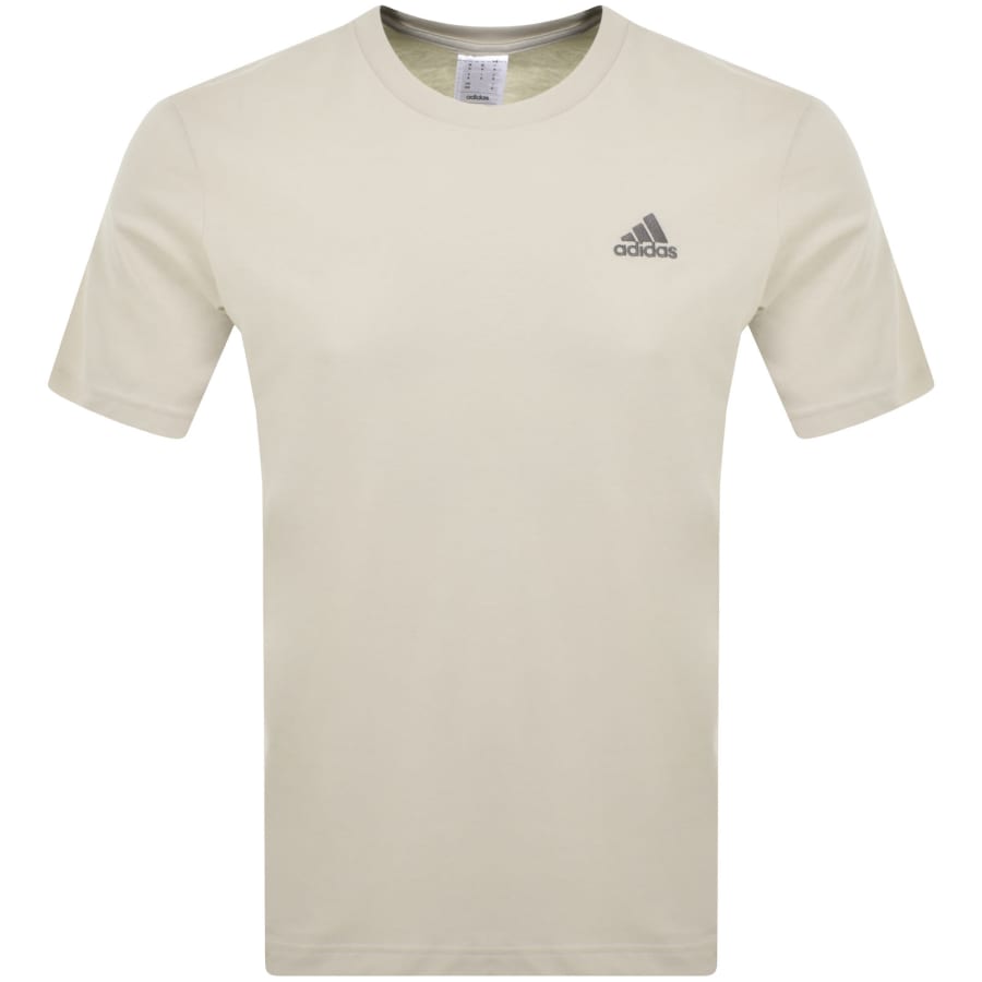 Beige adidas t shirt online