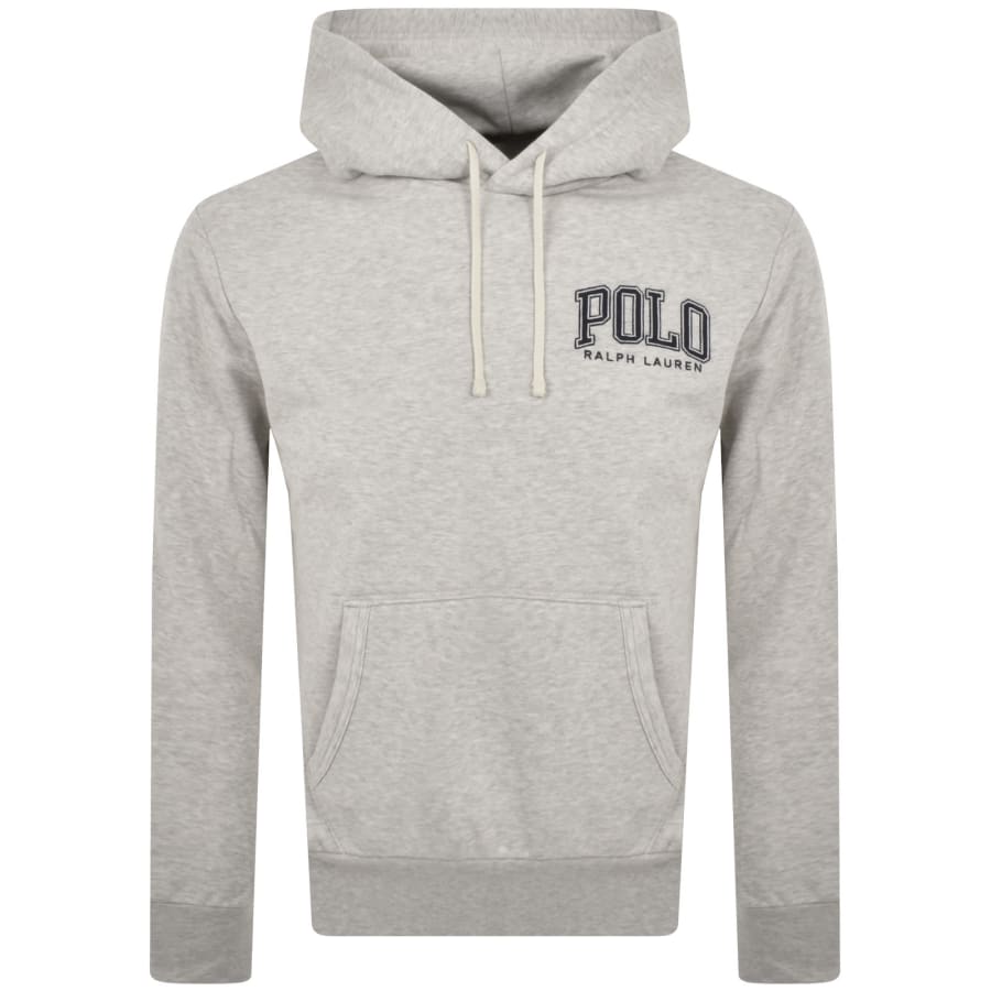 Grey polo pullover hoodie store