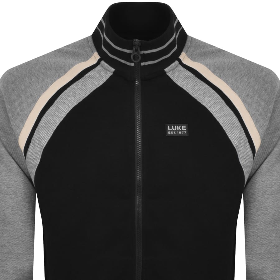 Image number 2 for Luke 1977 Malone Full Zip Sweatshirt Black
