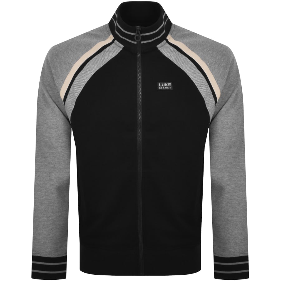 Image number 1 for Luke 1977 Malone Full Zip Sweatshirt Black