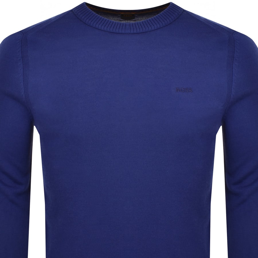 Blue boss jumper sales