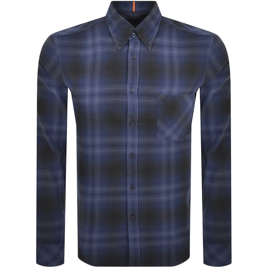 Image number 1 for BOSS Rickert Regular Fit Shirt Blue