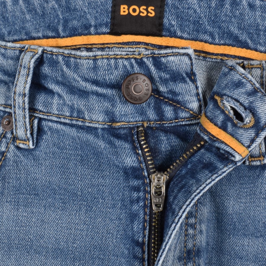 BOSS Delaware Slim Fit Jeans Blue Mainline Menswear Denmark