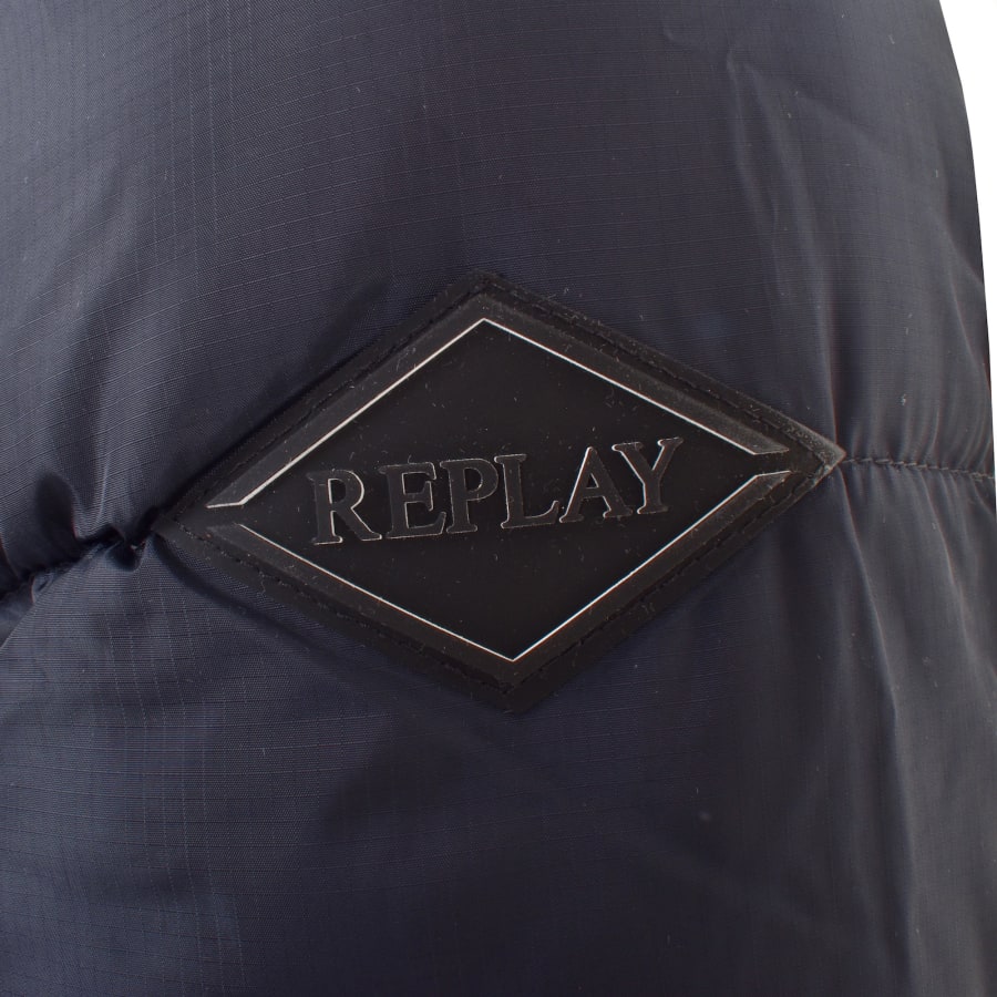 Image number 5 for Replay Padded Jacket Navy
