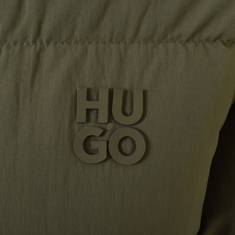 Image number 3 for HUGO Biron 2441 Padded Jacket Green