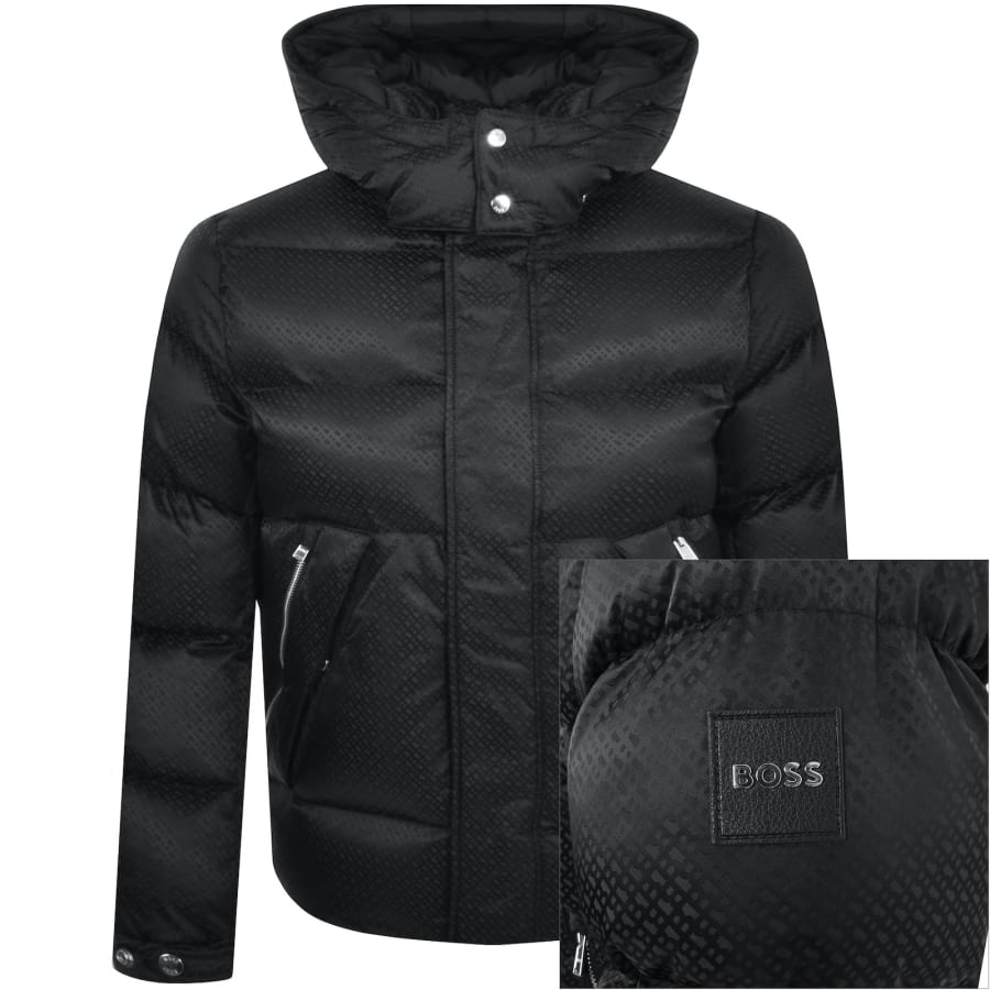 Boss black jacket discount