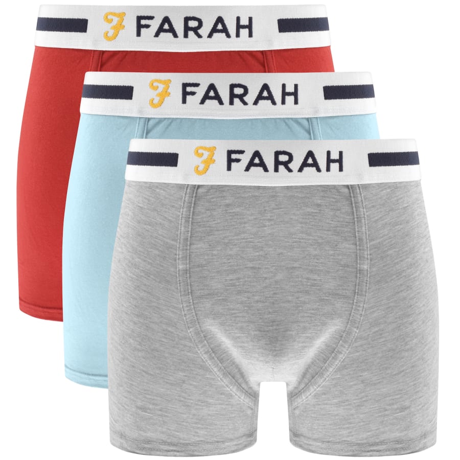 Farah Vintage Griley 3 Pack Boxer Shorts