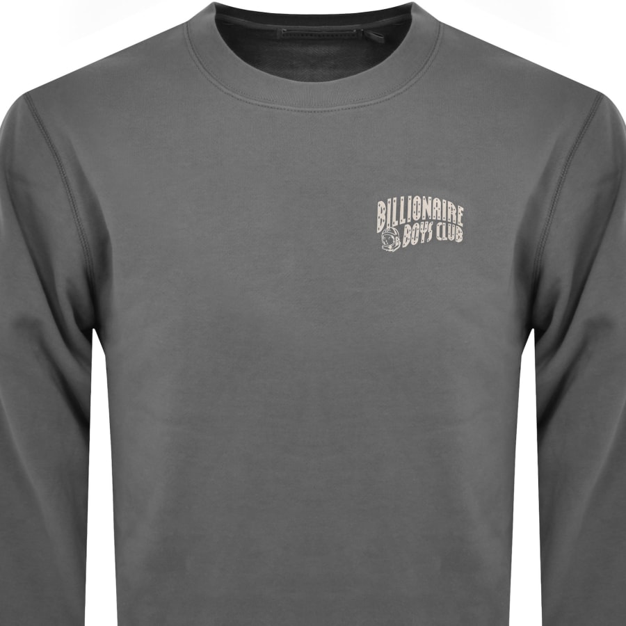 Image number 2 for Billionaire Boys Club Arch Logo Sweatshirt Grey