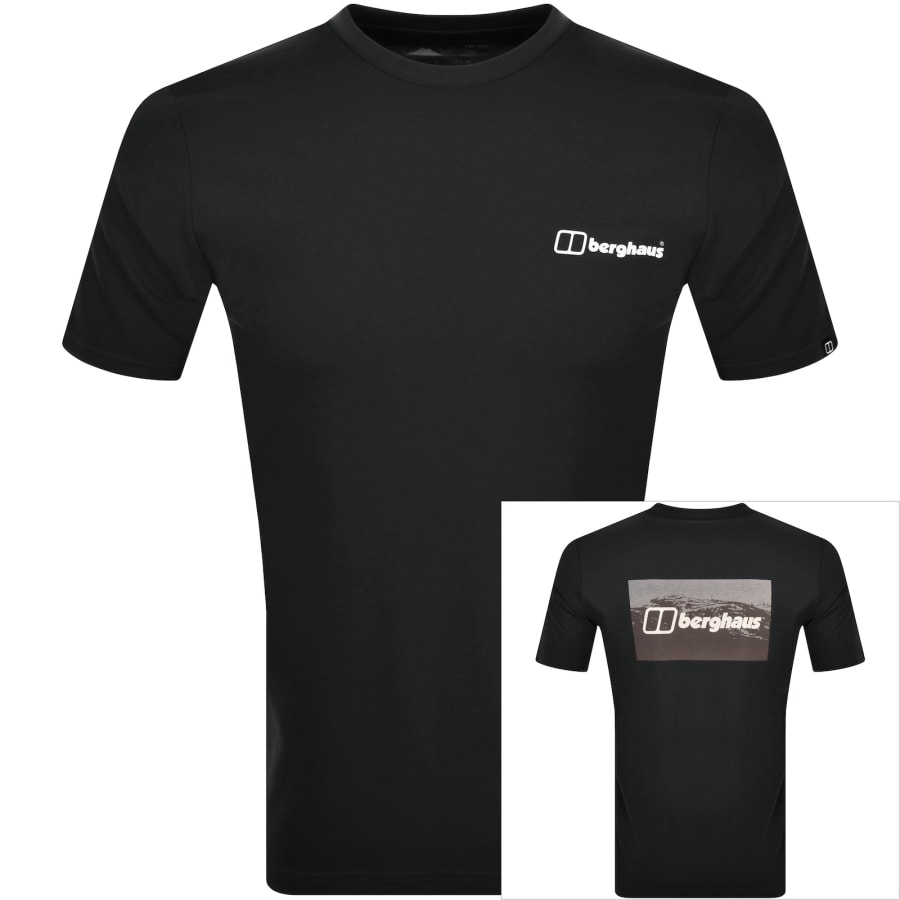 Berghaus Cheviot Box Logo T Shirt Black Mainline Menswear Australia