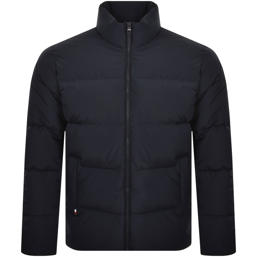 Image number 2 for Tommy Hilfiger Down Puffer Coat Navy